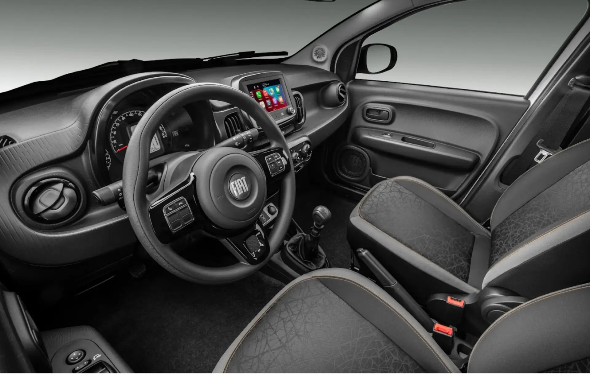 Fiat Mobi Trekking interior - Asiento conductor regulable