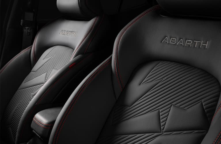Tapizado en cuero del Fiat Pulse Abarth