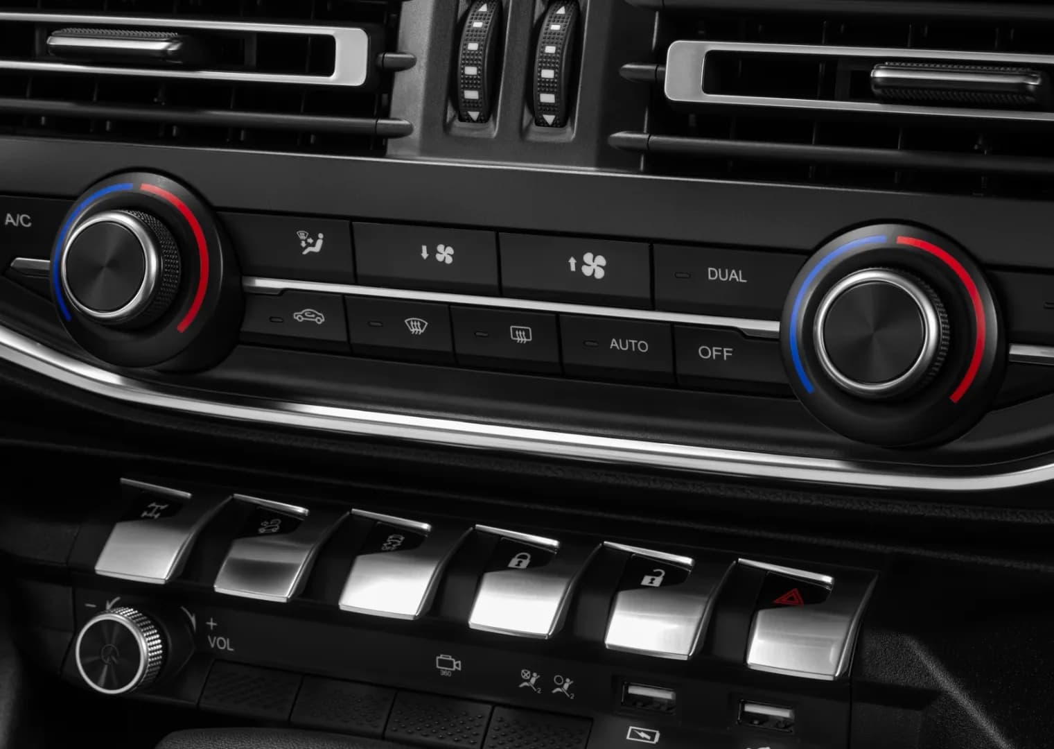 Fiat Titano Endurance MT interior - Aire acondicionado