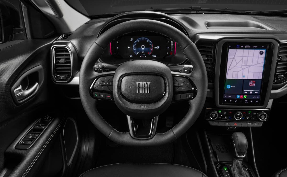 Fiat Toro Freedom interior - Volante multifunción