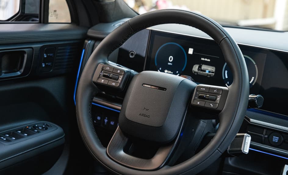 Hyundai Santa Fe detalle interior